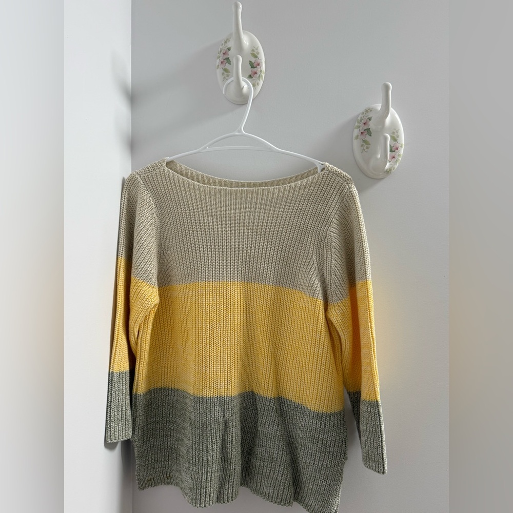 Eight Eight Eight Beige Knit Top